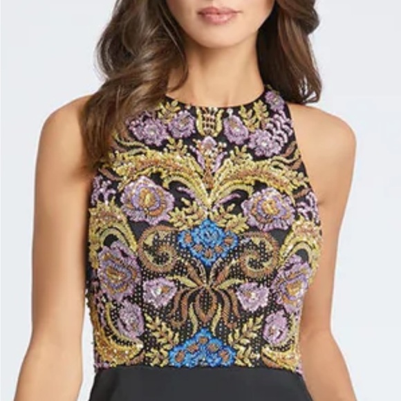 MAC DUGGAL SZ 2 beaded mini dress nwt PROM FORMAL EVENING GOWN - Picture 2 of 4